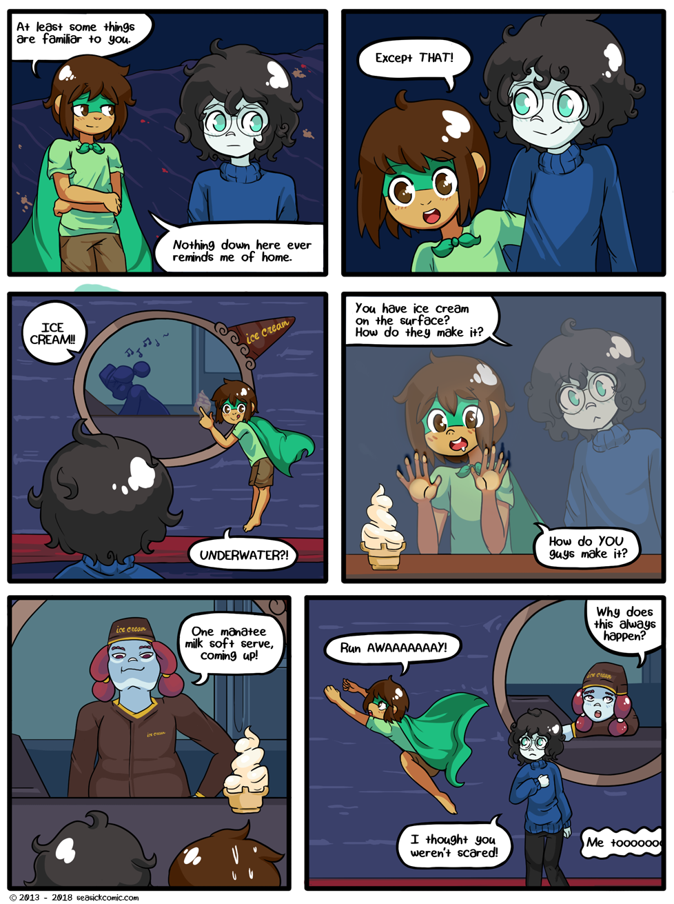 Seasick the underwater adventure comic, chapter two page ten