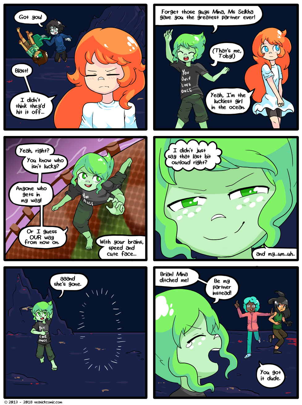 Seasick the underwater adventure comic, chapter two page eleven