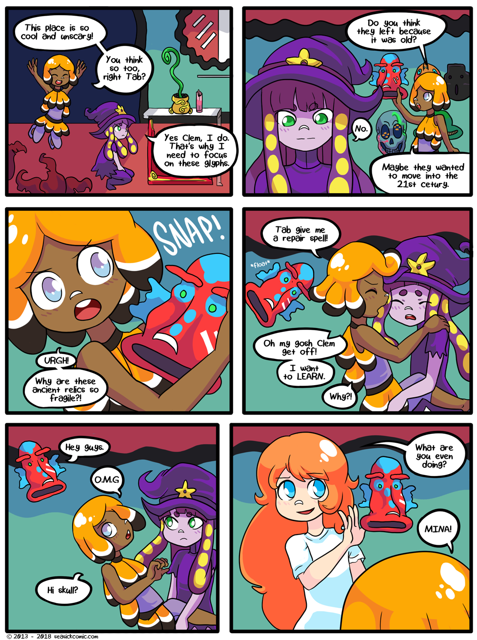 Seasick the underwater adventure comic, chapter two page thirteen