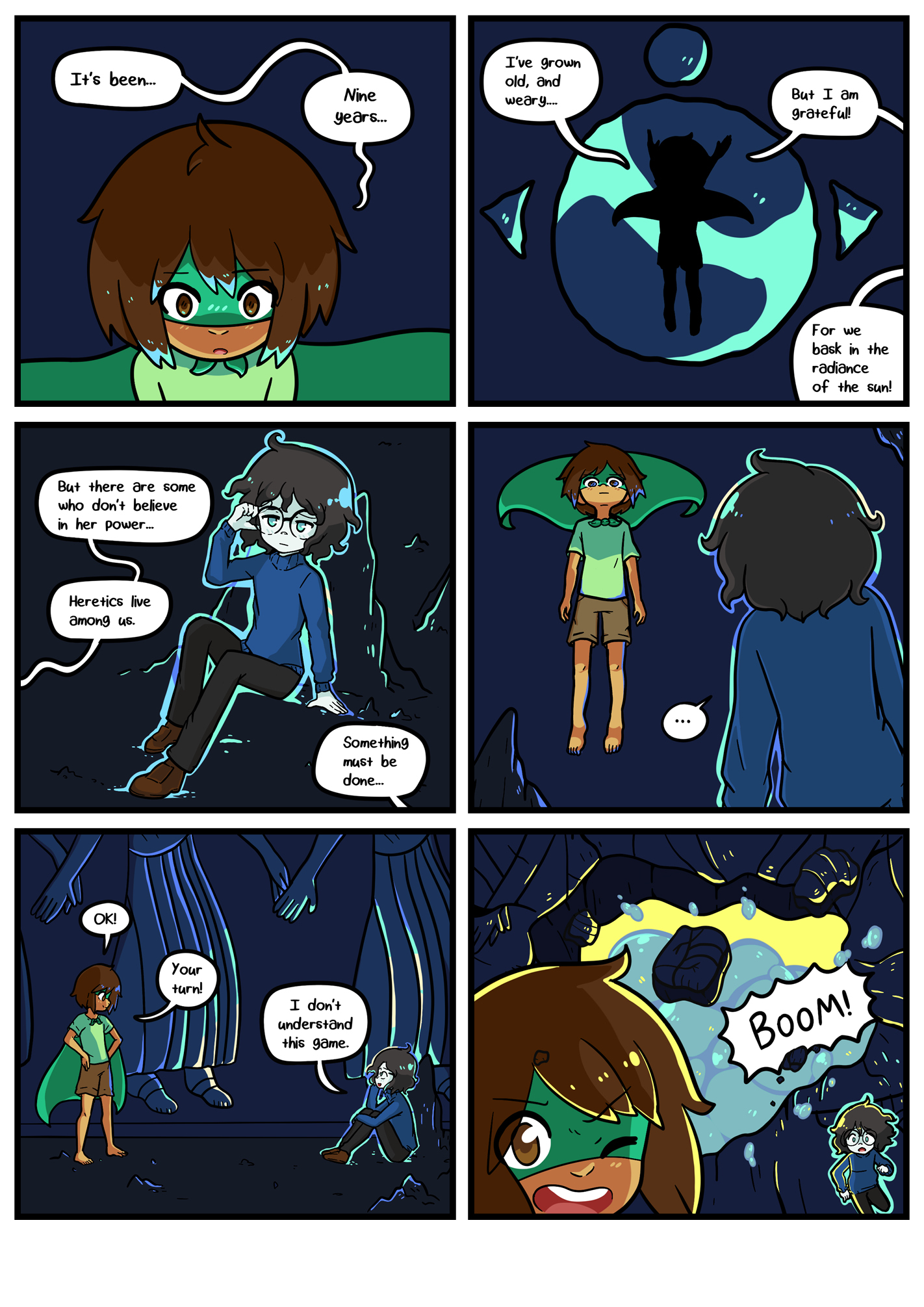 Seasick the underwater adventure comic, chapter 2 page 79 full page