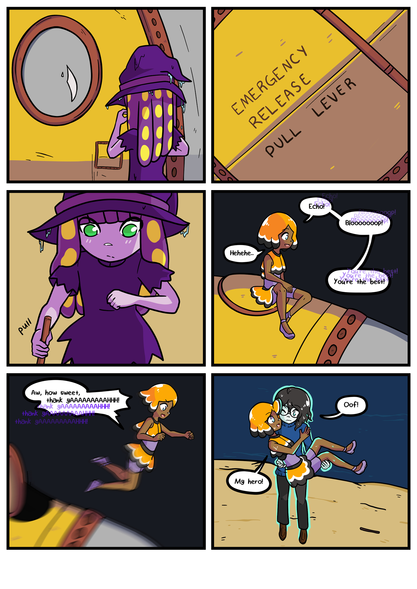 Seasick the underwater adventure comic, chapter 2 page 86 full page